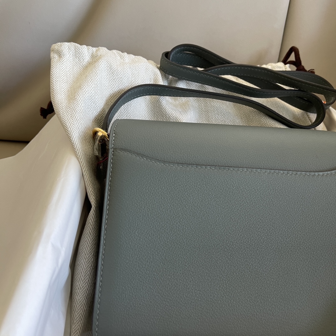 에르메스 룰리스18 아몬드그린 금장 에버컬러